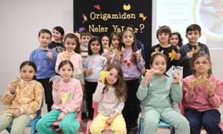 Gebzeli çocuklar ve anneleri Origami Atölyesine Katıldı