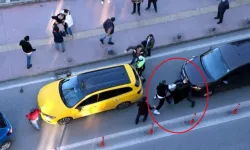 Magandalara geçit yok! Araçtan İnen Yandı