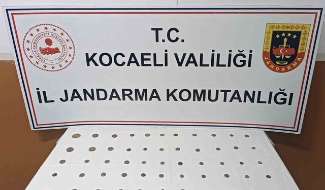 Kocaeli’de 59 sikke ele geçirildi