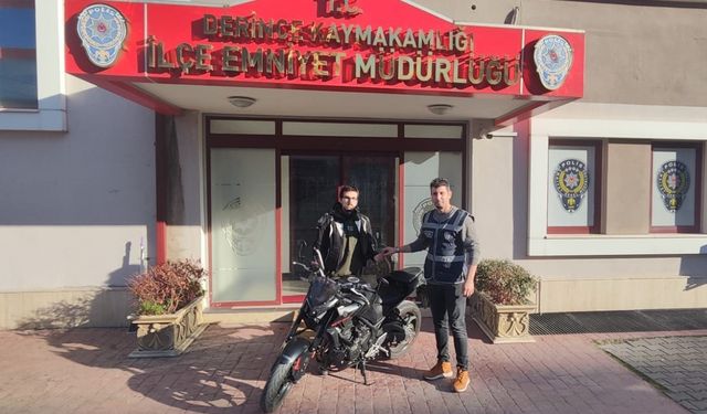 Kocaeli’de çalınan motosiklet İstanbul’da bulundu