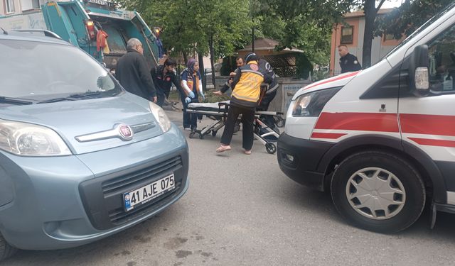 Gebze’de Temizlik Görevlisi Kaza Geçirdi