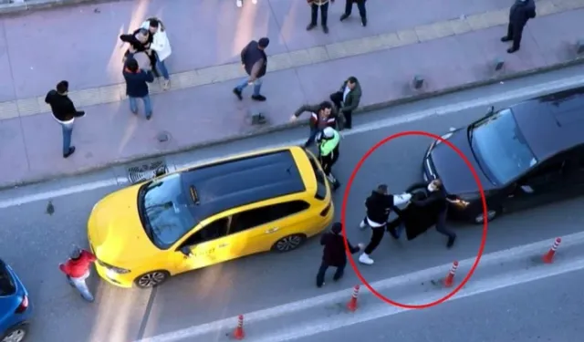 Magandalara geçit yok! Araçtan İnen Yandı